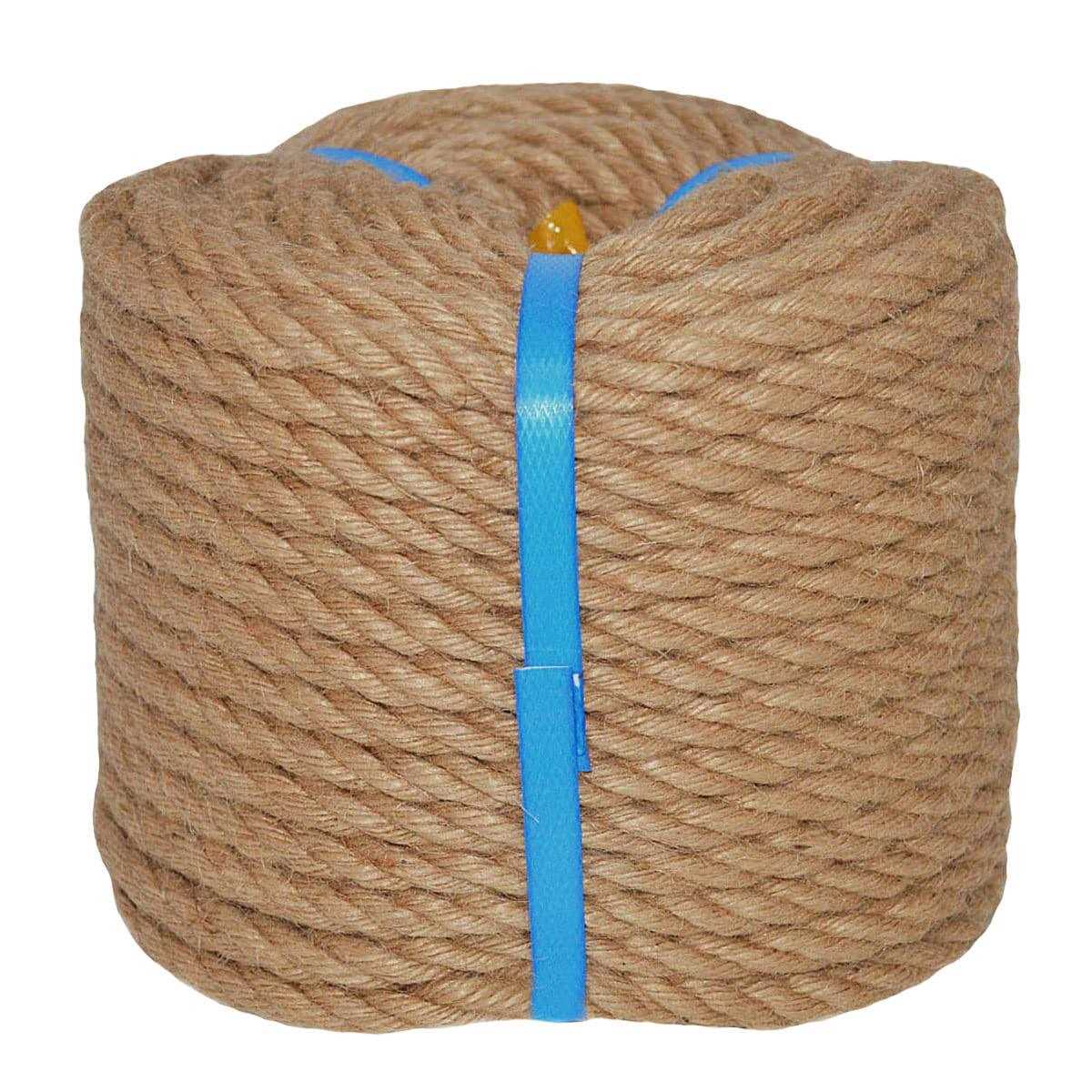 Natural Jute Rope Hemp Rope Strong Jute Twine for Crafts Gardening Hammock Decorating - Inhomebuy