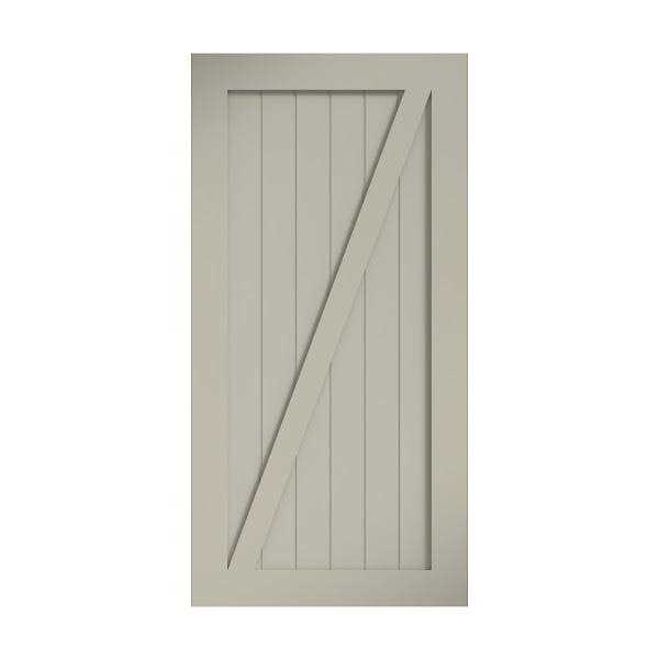 EightDoors Z-Shape Solid Wood Core Barn Door - Inhomebuy