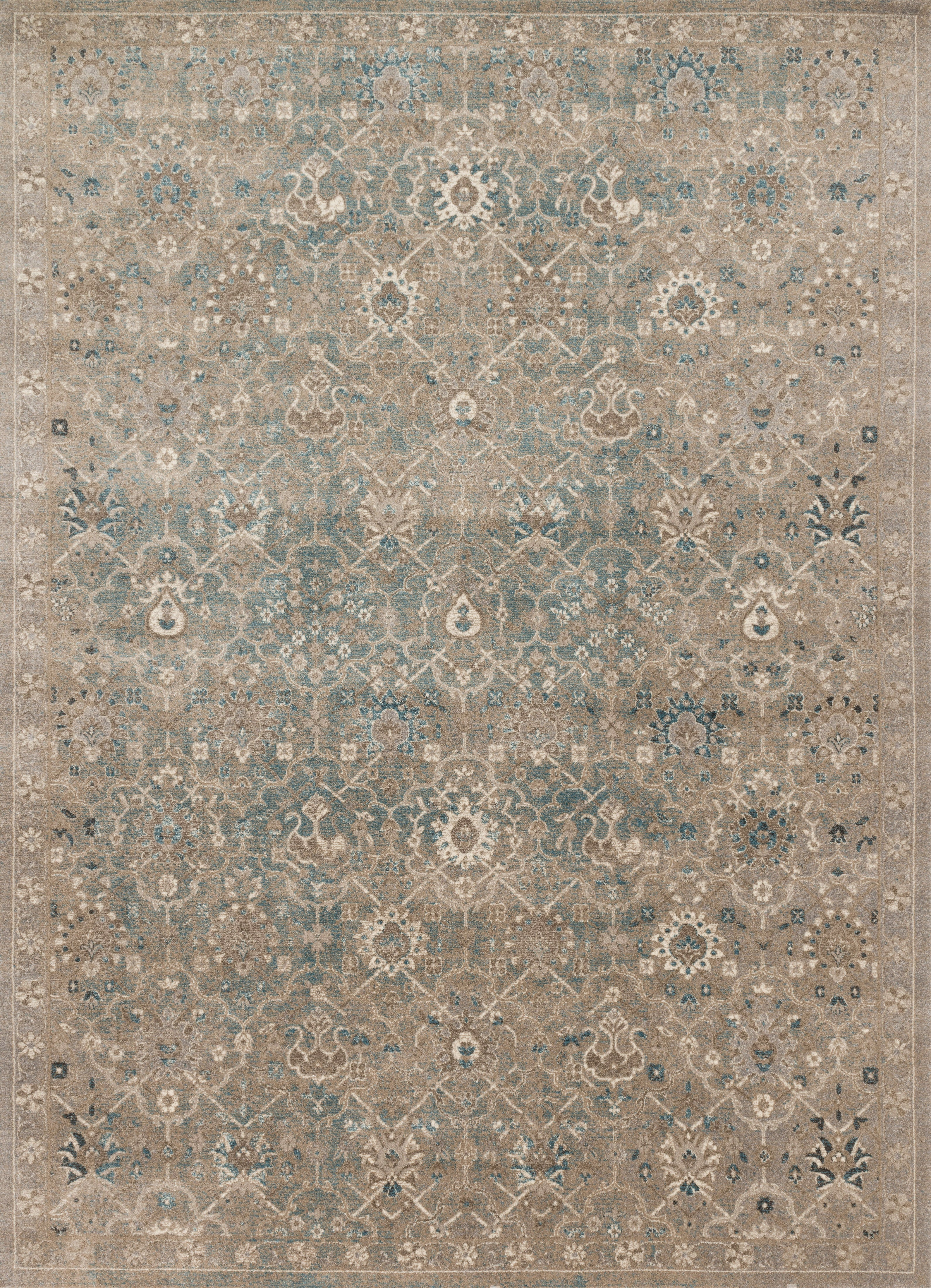 Loloi Rugs Century Collection Rug in Bluestone - 7'10