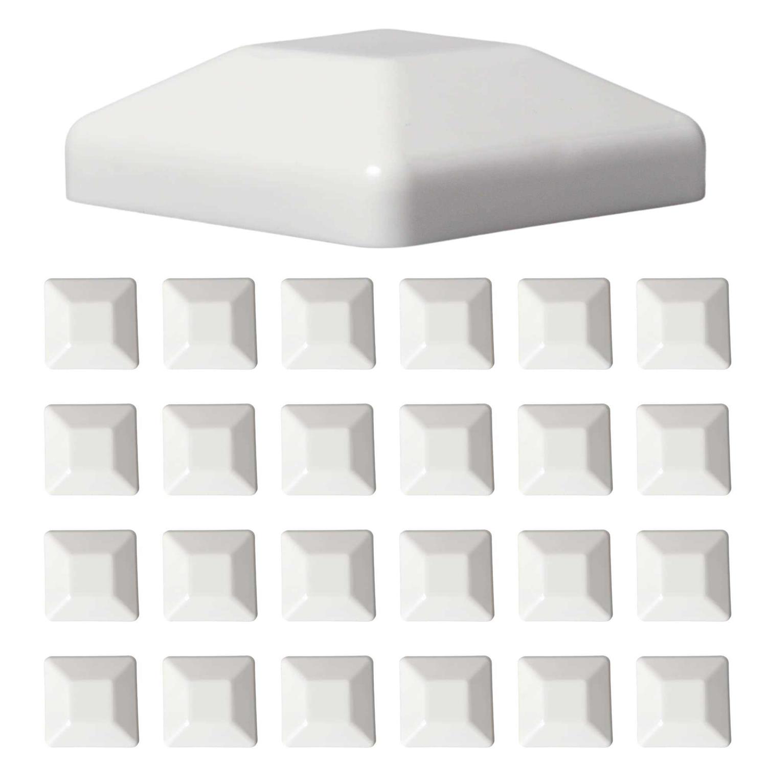 Tongass 4×4 Fence Post caps Made from Black Durable Plastic - Inhomebuy