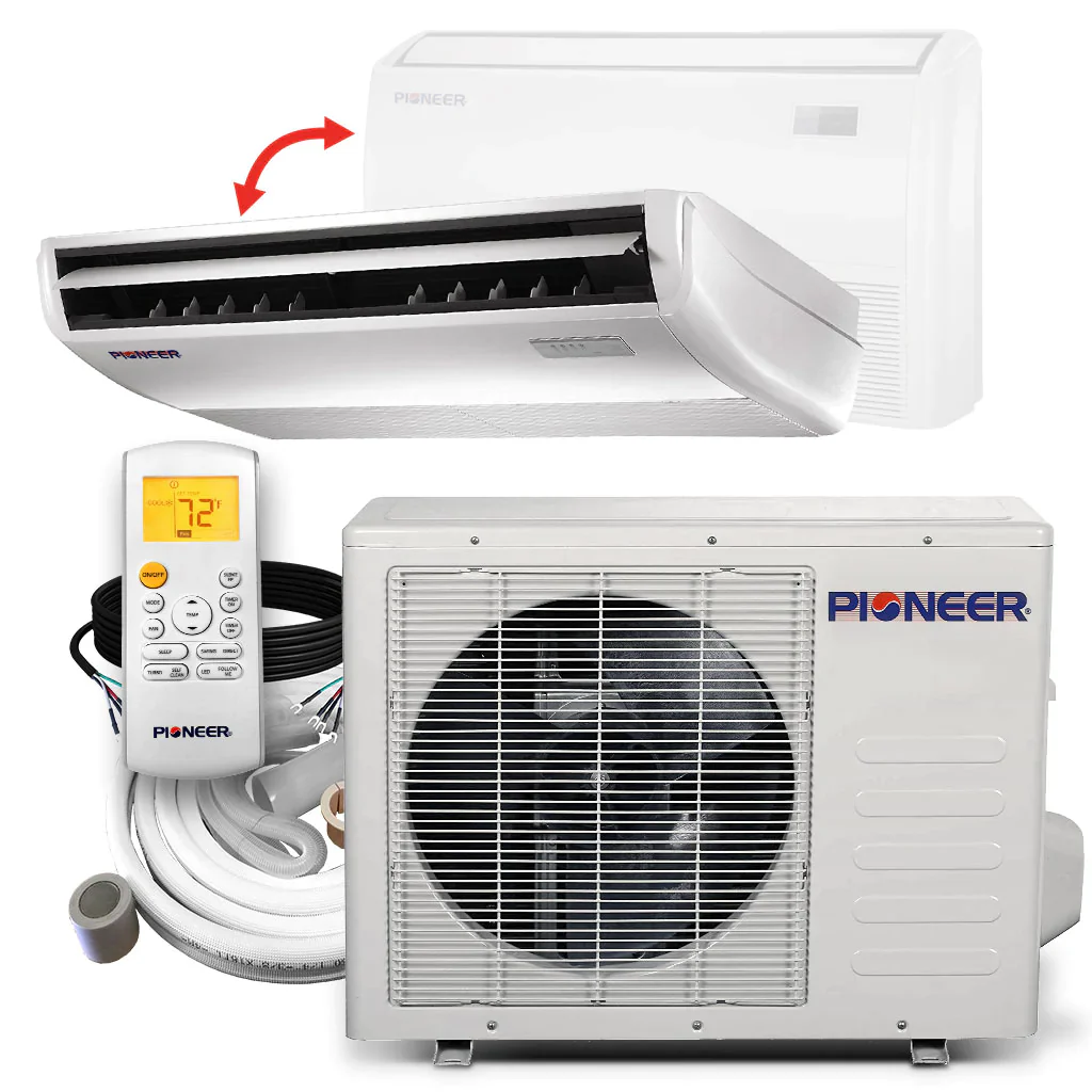 Pioneer® 18,000 BTU 20 SEER Floor/Ceiling Mini Split, UYB018GMFILCAD-25 - Inhomebuy