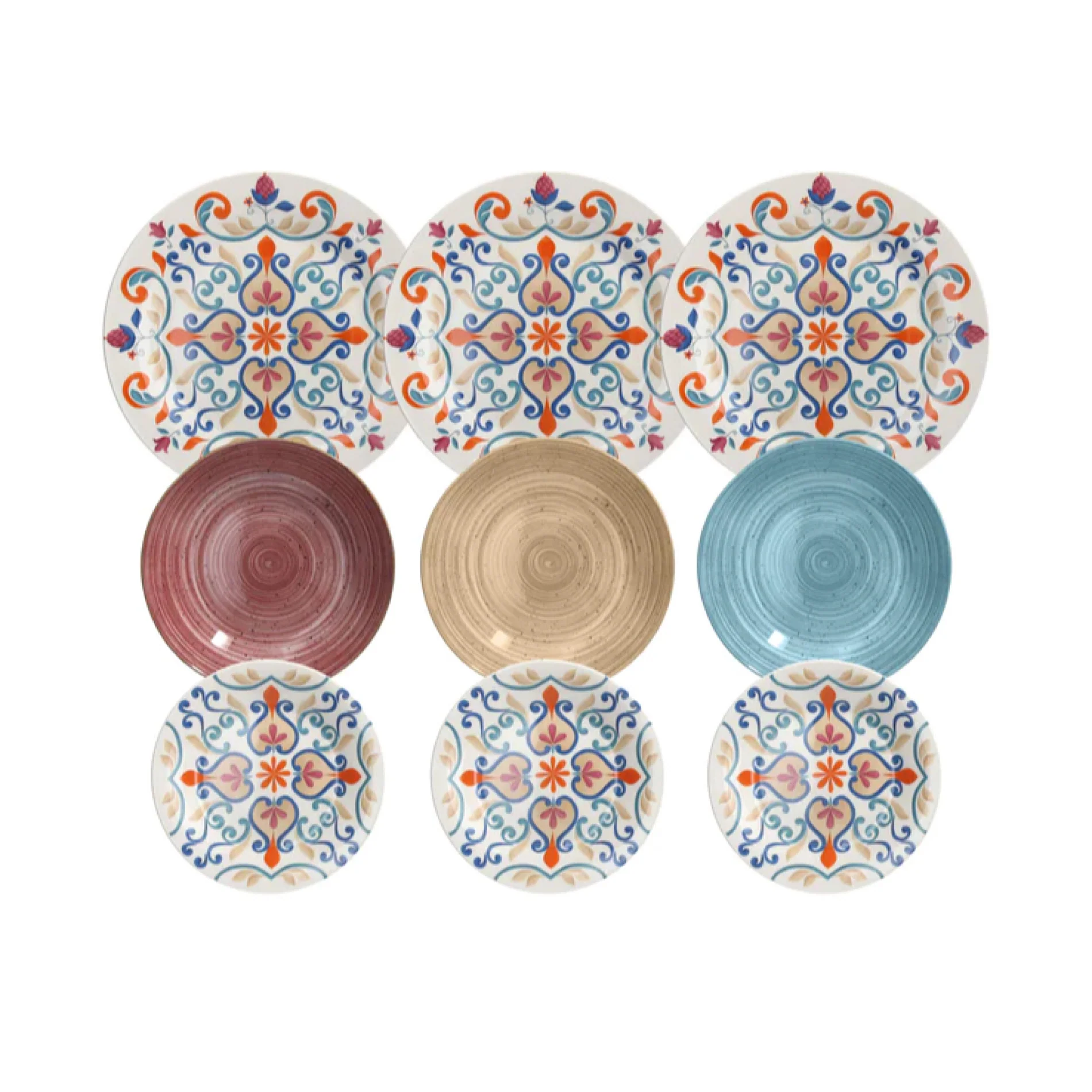 Andrea Fontebasso Moon Sofil, Dinner Set 18pcs - Inhomebuy
