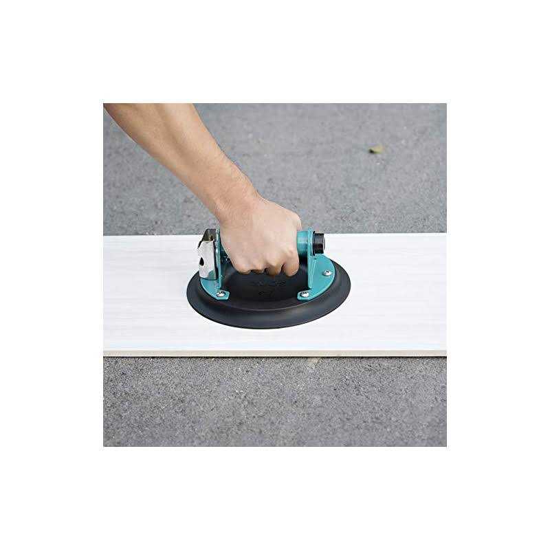 Zuos 8 Glass Suction Cup for Granite & Glass Lifting, Vacuum Suction Cup Vacuum Glass Lifter with Metal Handle and Abs Pump - Inhomebuy