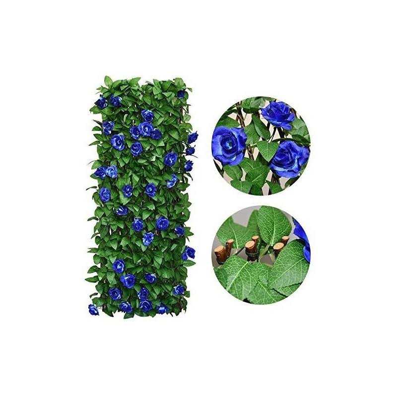 Sumery Expandable Fence Privacy Screen for Balcony Patio Outdoor,Decorative Faux Ivy Fencing Panel,Artificial Hedges - Inhomebuy