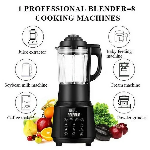 ByOrient Heating Blender: 1.75L tempered glass jar | BO-HB61 - Inhomebuy