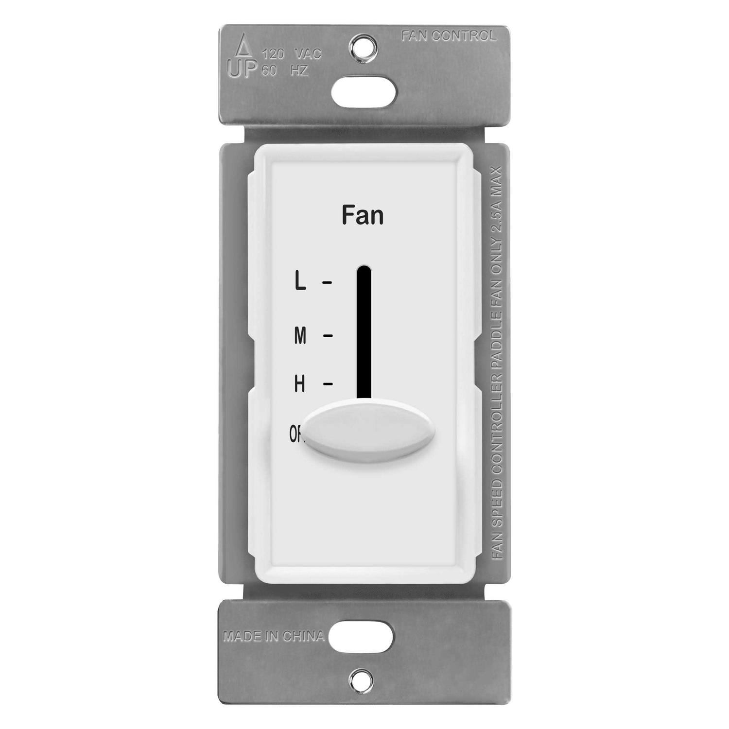 Enerlites 2-Gang Toggle Switch/Duplex Outlet Combination Wall Plate 881121-W - Inhomebuy