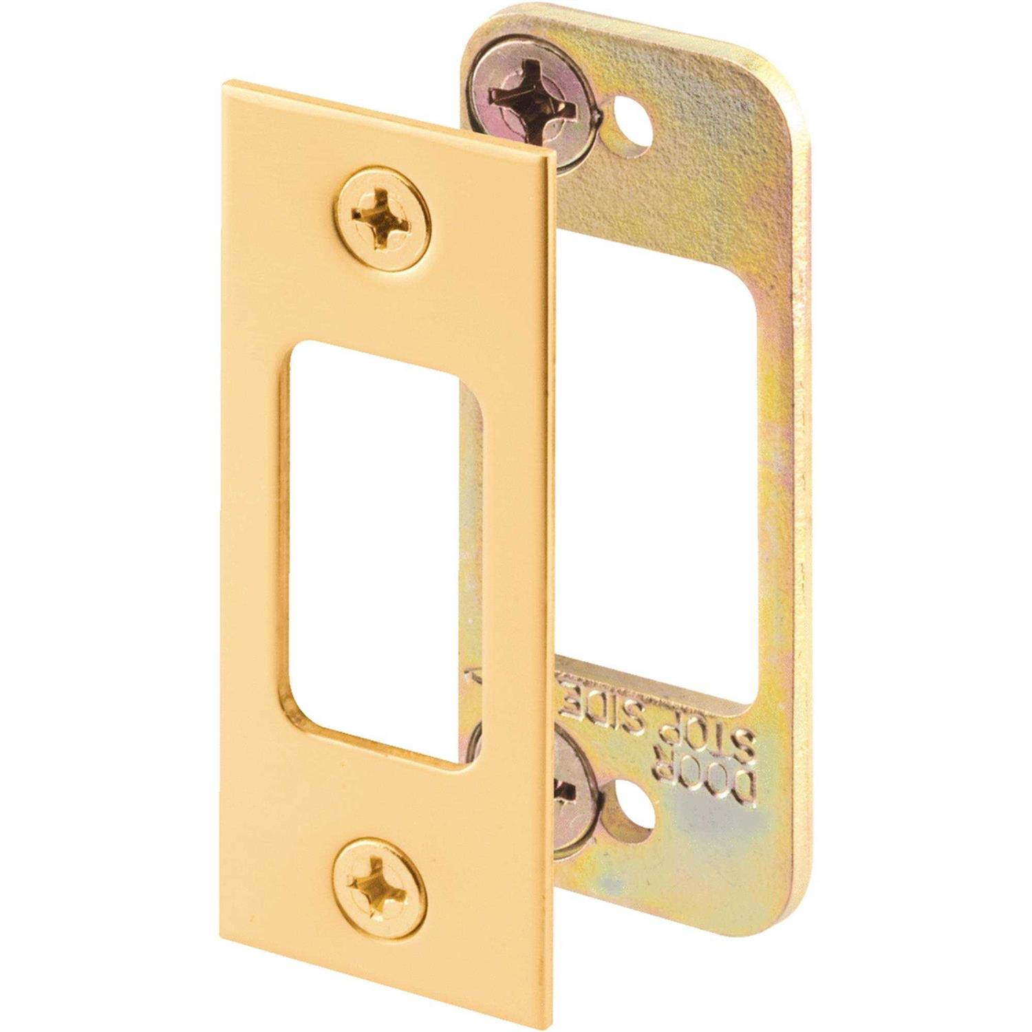 Defender Security Brass Door Reinforcer - Inhomebuy