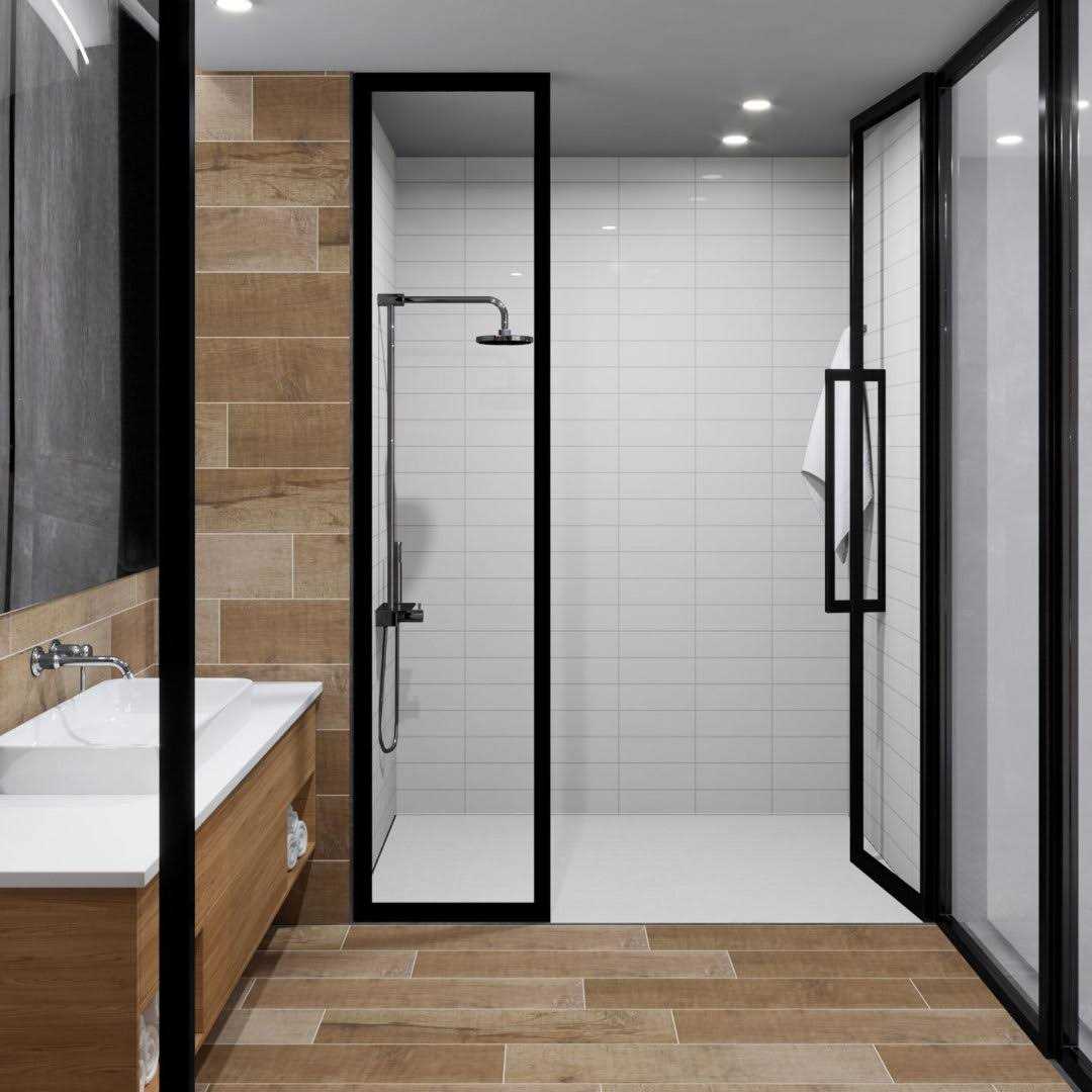 County Line 36” L Porcelain Wood Look Singular Tile PIXL - Inhomebuy