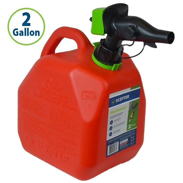 Scepter 2 Gallon Smartcontrol Gas Can, FR1G202, Red - Inhomebuy