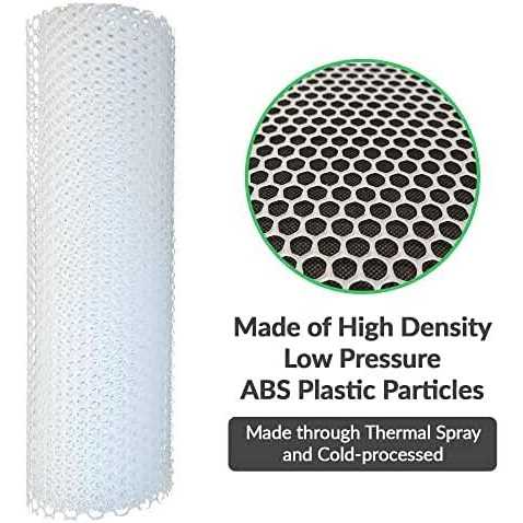 QueenBird Upgraded Plastic Chicken Wire Fence Mesh 15.7IN x 10FT - Inhomebuy