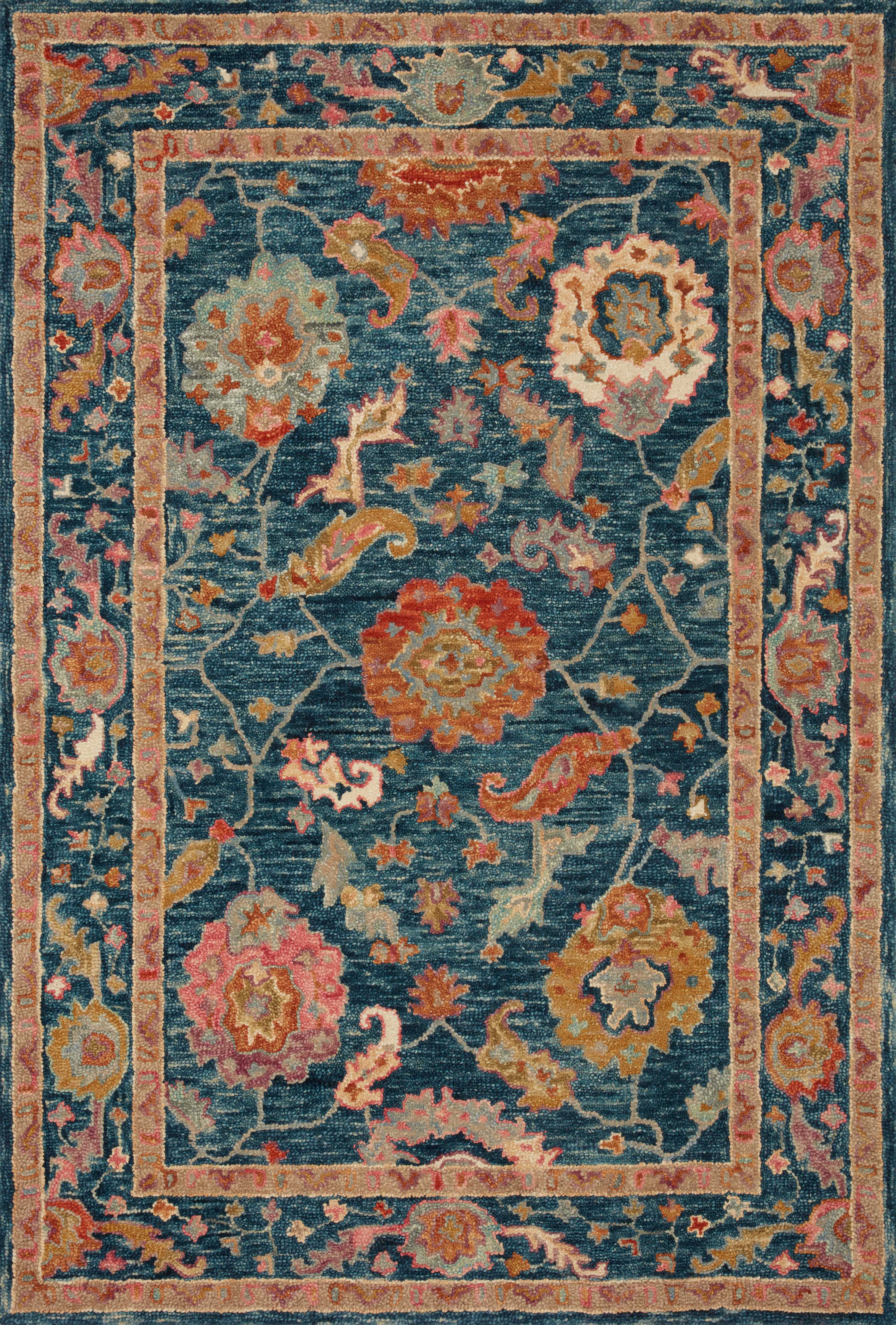 Loloi Rugs Padma Collection Rug in Marine, Multi - 7'9