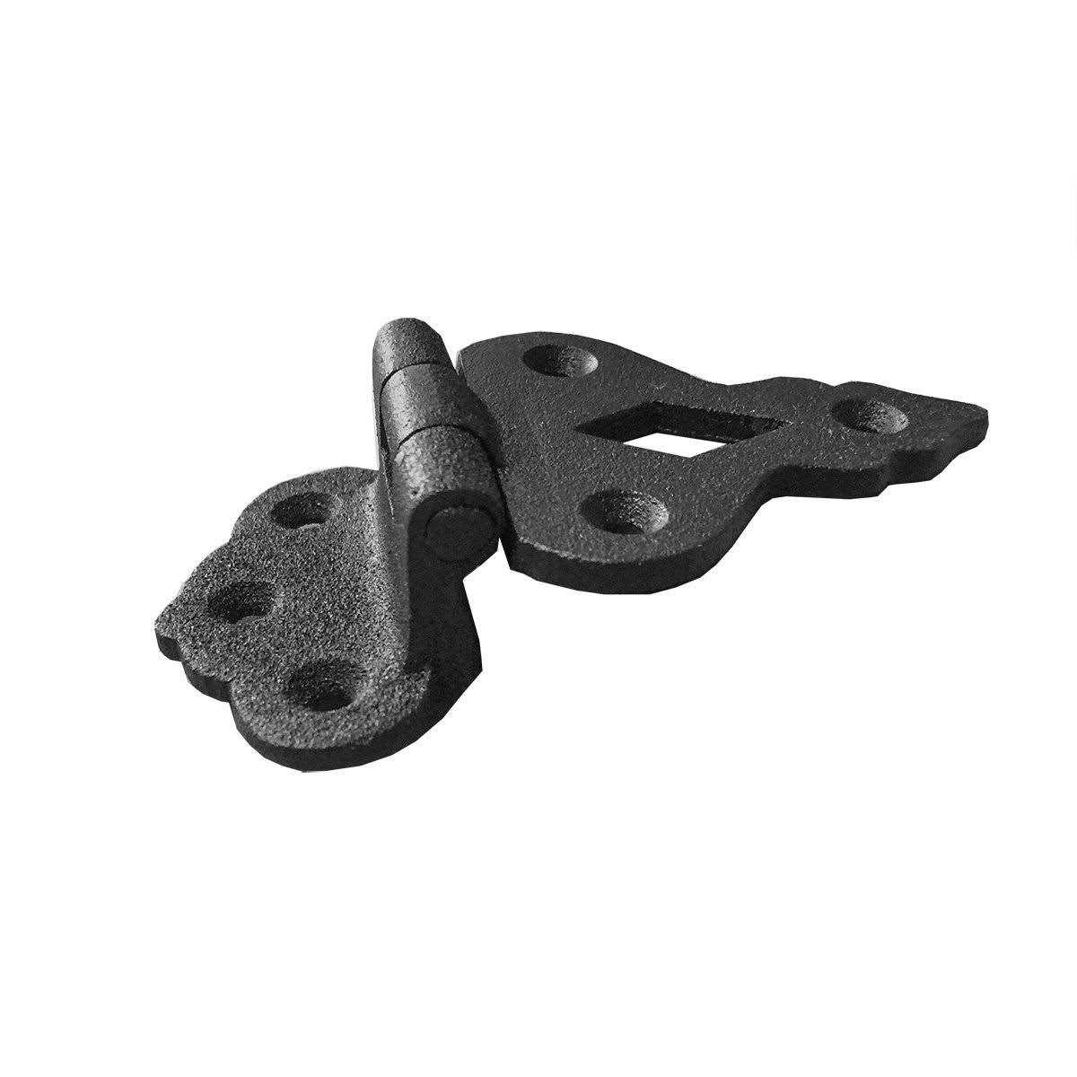 Renovators Supply Fence Gate Latch Lock Black Iron Gate Latch 12 inch - Inhomebuy