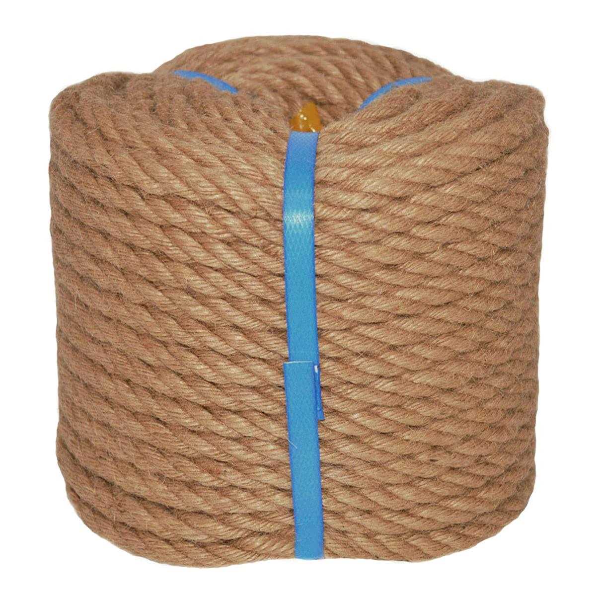 Natural Jute Rope Hemp Rope Strong Jute Twine for Crafts Gardening Hammock Decorating - Inhomebuy