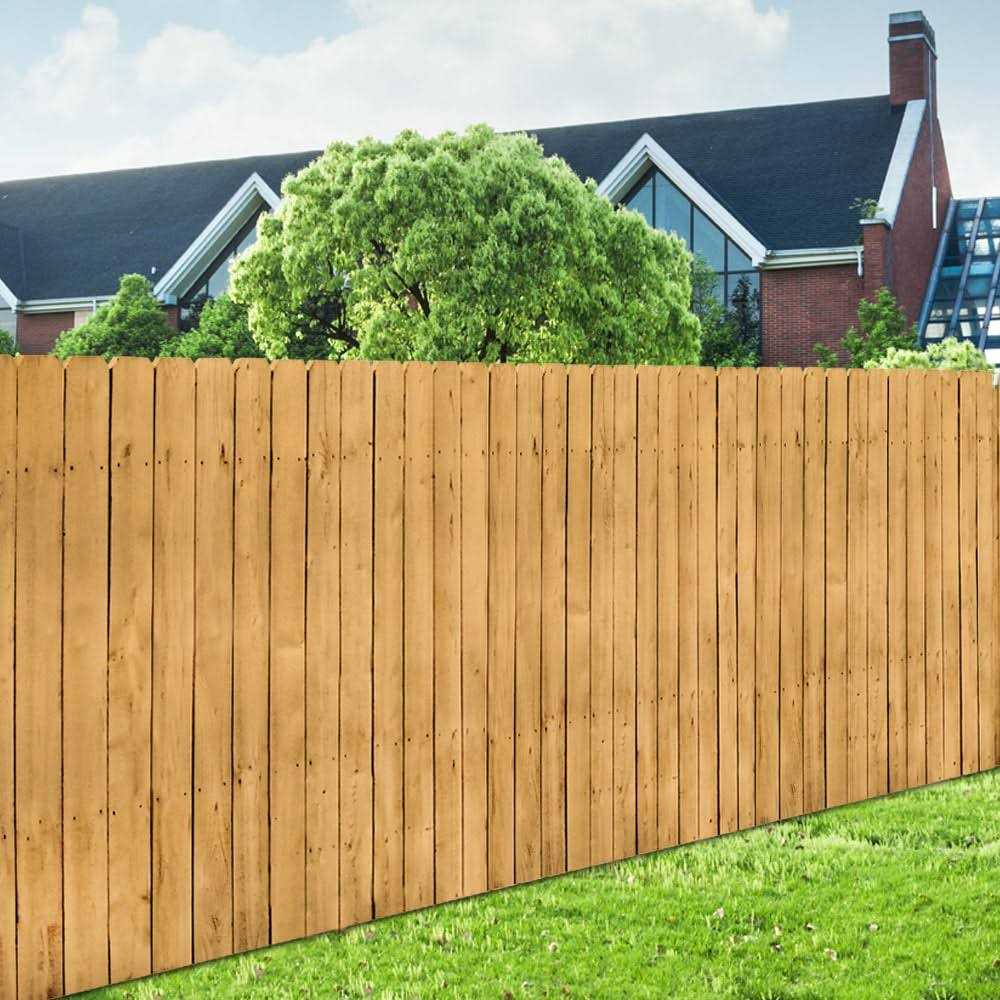 Lowe’s 5/8-in x 5-1/2-in x 6-ft Cedar Dog Ear Fence Picket 74422 - Inhomebuy