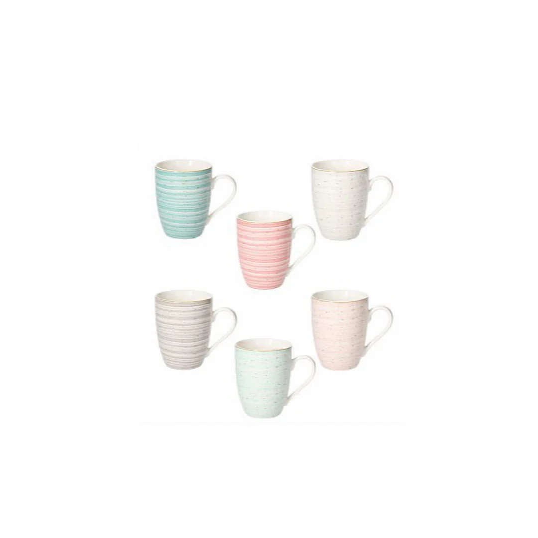 Pepper Bamboo Mug set 6pcs - Inhomebuy