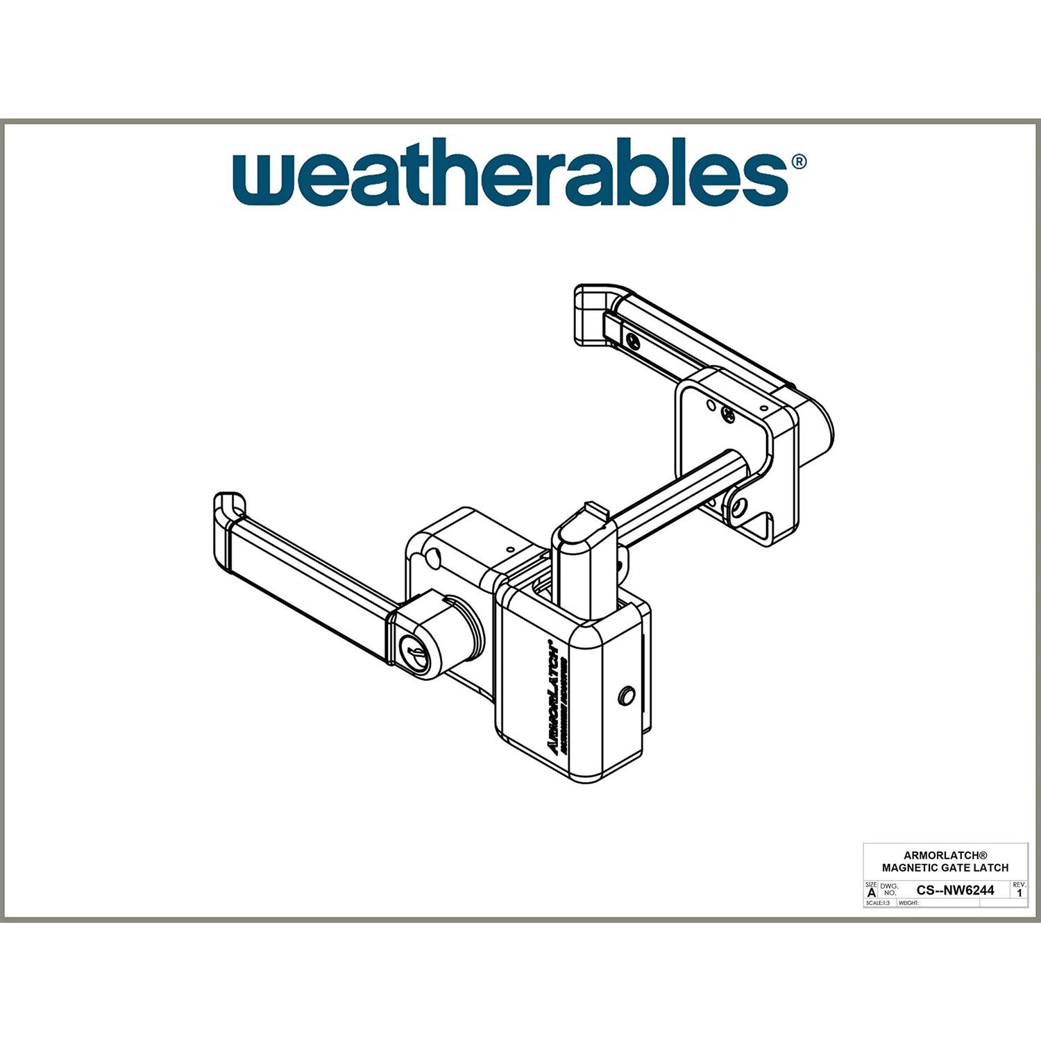 Weatherables Arlington H x 96 in. W Textured - Inhomebuy