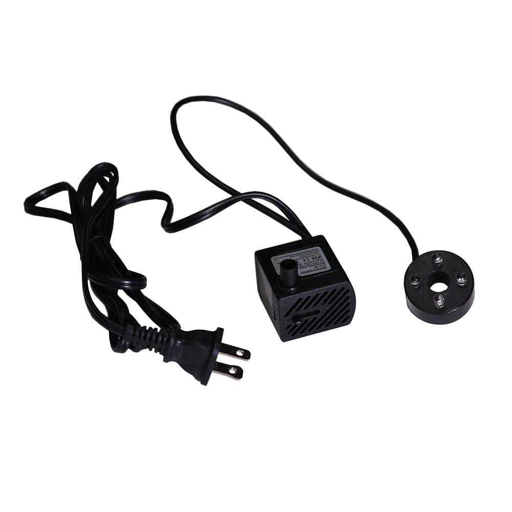 Submersible Water Pump 6.1ft Power Cord 200GPH Ultra Quiet Pump with Dry Burning Protection for Fountains - Inhomebuy