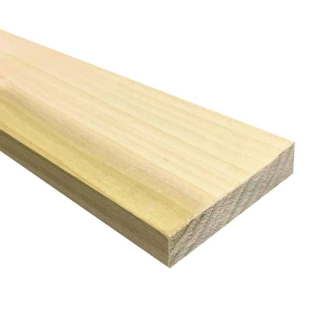 Weaber 1/2 in. x 4 in. x 4 ft. White Wash Weathered Hardwood Board - Inhomebuy