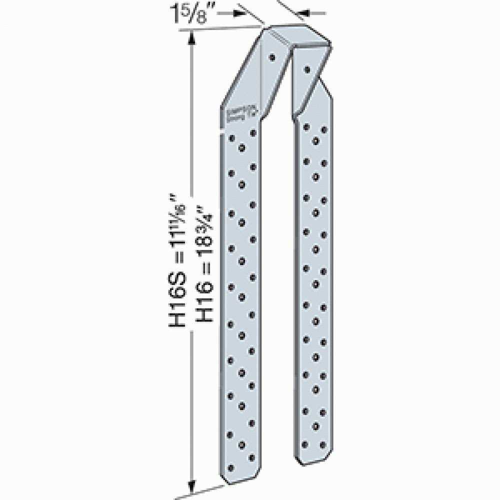Simpson Strong-Tie FPBM44E Powder Coated Mender Plate - Inhomebuy