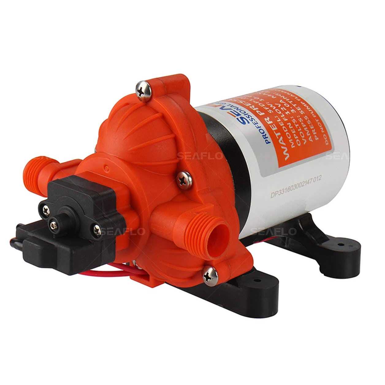 SEAFLO 33-Series Industrial Water Pressure Pump w/Power Plug for Wall Outlet - Inhomebuy