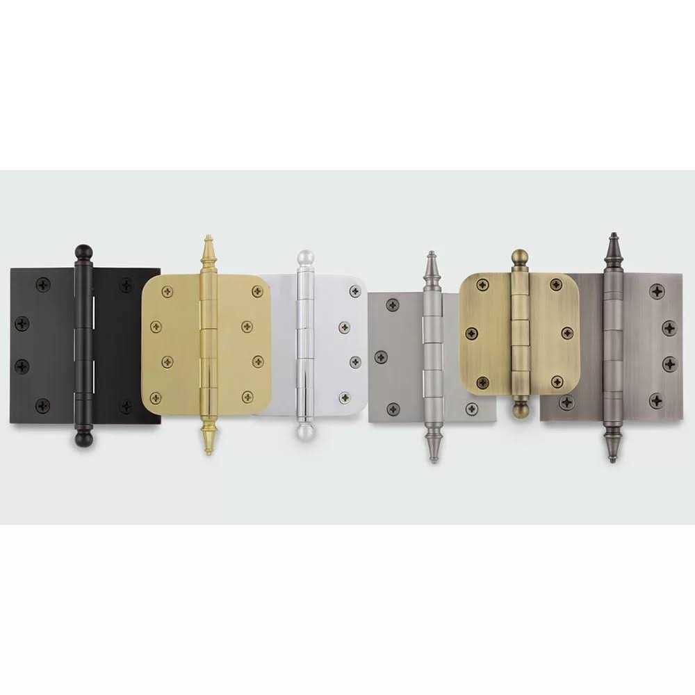 Nostalgic Warehouse 3.5 Ball Tip Residential Hinge 5/8 Radius Corners - Inhomebuy