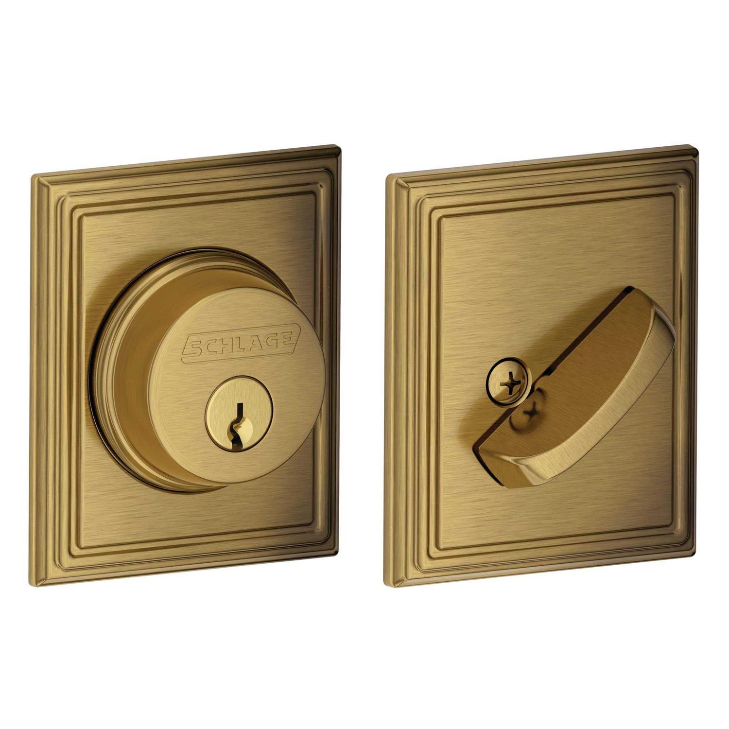 Schlage Addison Single Cylinder Deadbolt - Inhomebuy