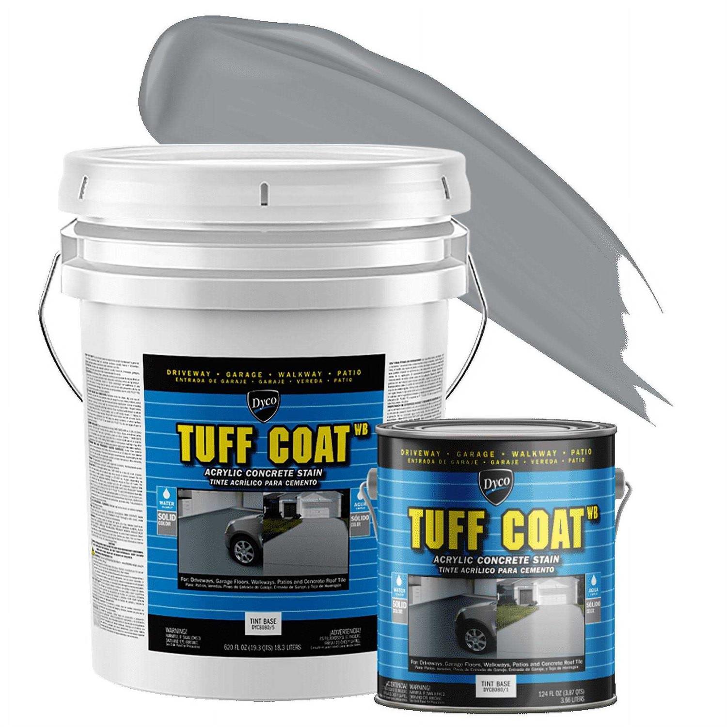 Dyco Tuff Coat Low Sheen Exterior Waterborne Acrylic Concrete Stain - Inhomebuy