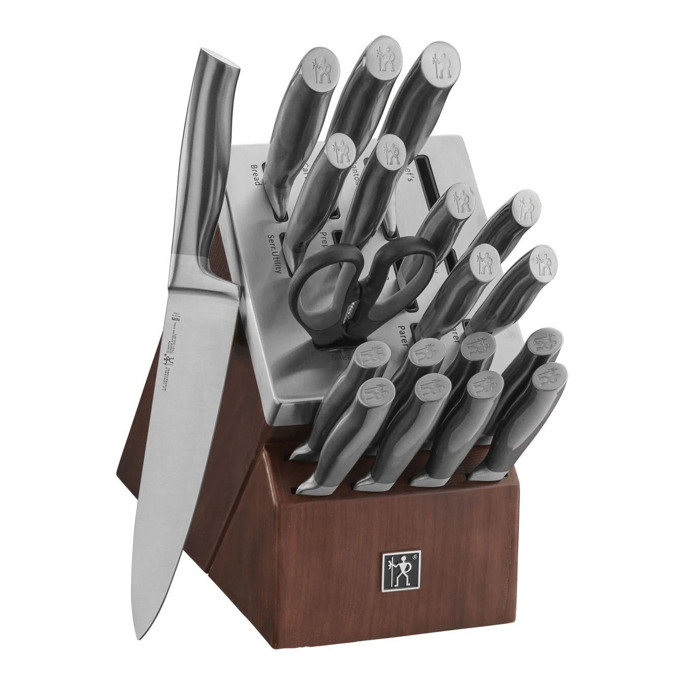 Henckels 20pc Self-Sharpening Knife Block Set, Graphite Series - Inhomebuy