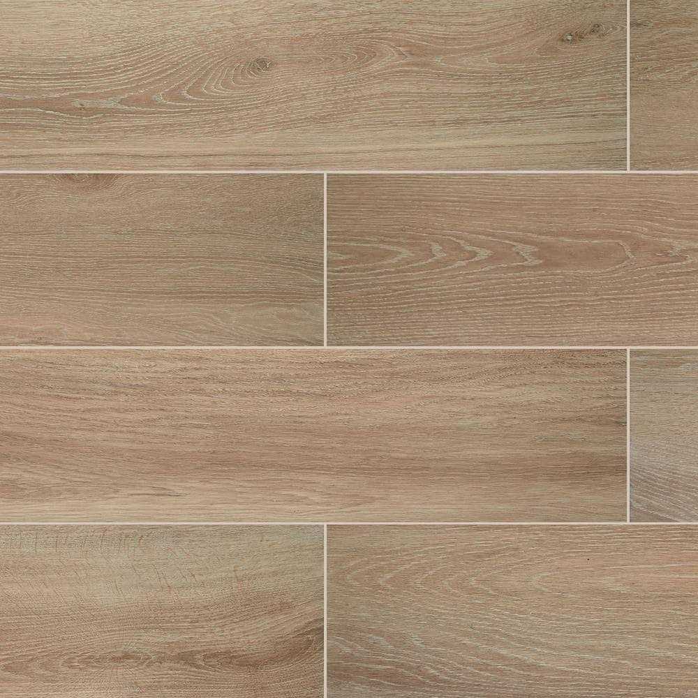 Daltile Emerson Wood 8 in. x 47 in. Color Body Porcelain Floor and Wall Tile - Inhomebuy