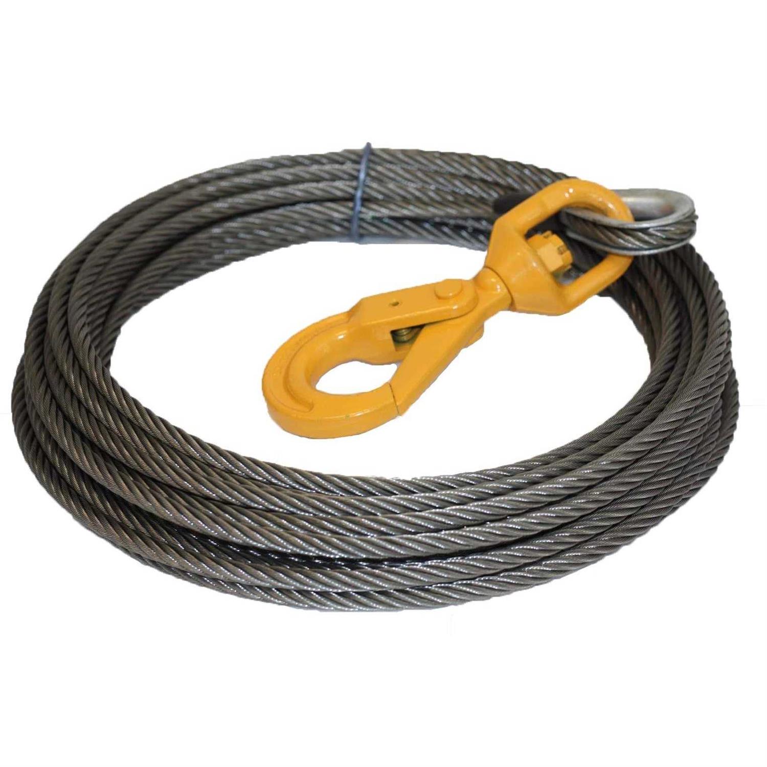 Mytee Products Winch Cable Steel Rope Wrecker Tow Truck Rollback - Inhomebuy