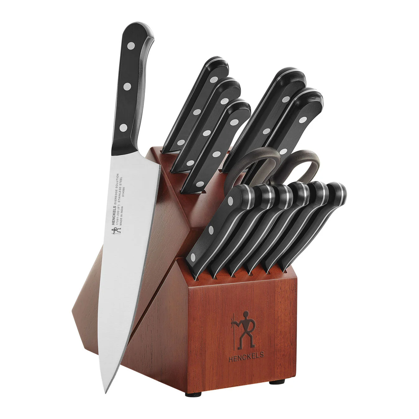 Henckels 14pc Knife Block Set, Everedge Solution Series - Inhomebuy