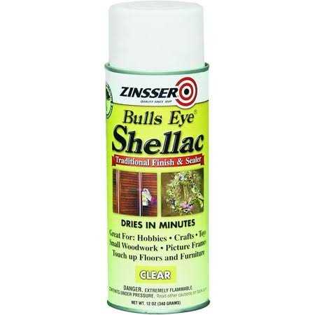 Zinsser 12 oz Clear Bulls Eye Spray Shellac - Inhomebuy