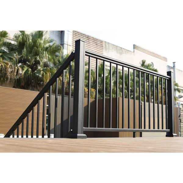 NewTechWood Allure Aluminum Preassembled Railing Kit - Inhomebuy