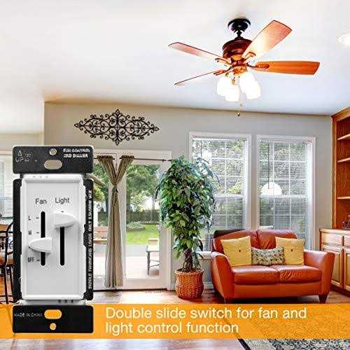 Enerlites 2-Gang Toggle Switch/Duplex Outlet Combination Wall Plate 881121-W - Inhomebuy