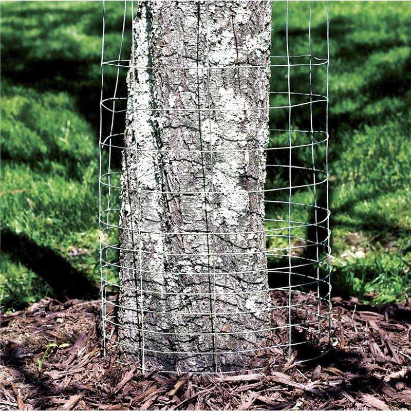Garden Zone 30 in. W x 50 ft. L Silver Gray Steel Hardware Cloth 1/4 - Inhomebuy