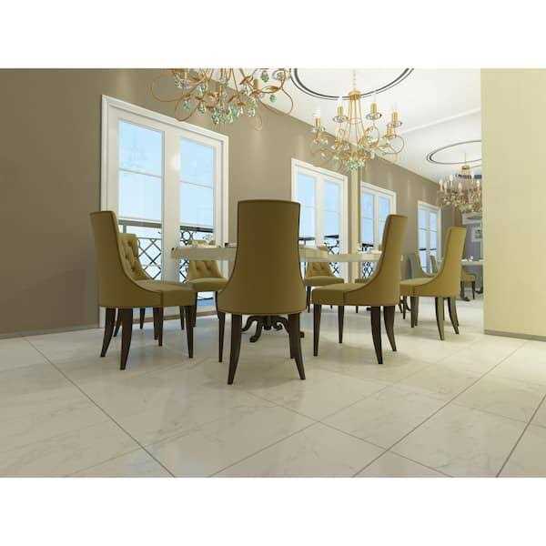MSI Praia Carrara 12 in. x 24 in. Glazed Porcelain Floor and Wall Tile - Inhomebuy