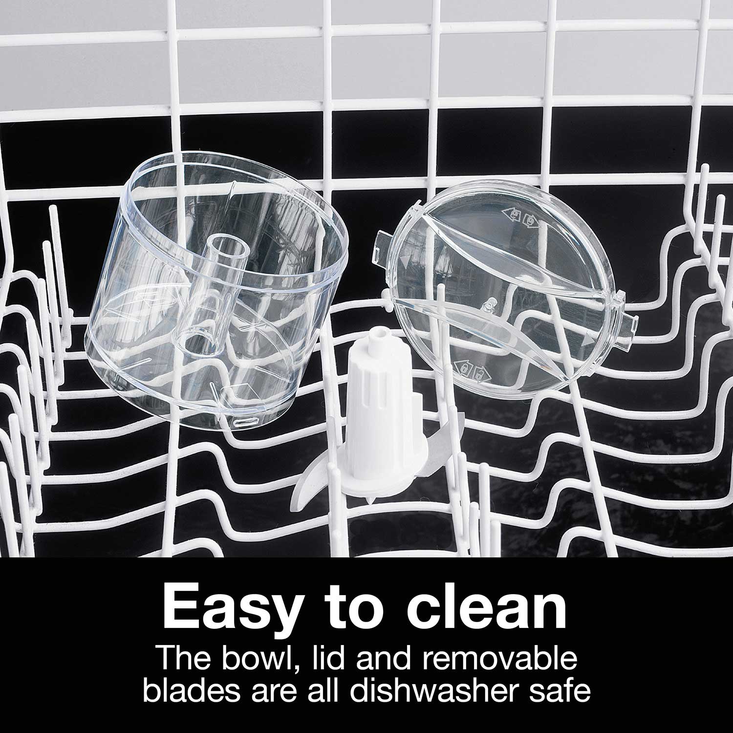 Proctor-Silex Chopper: 1.5 cup, white | 72500PS - Inhomebuy