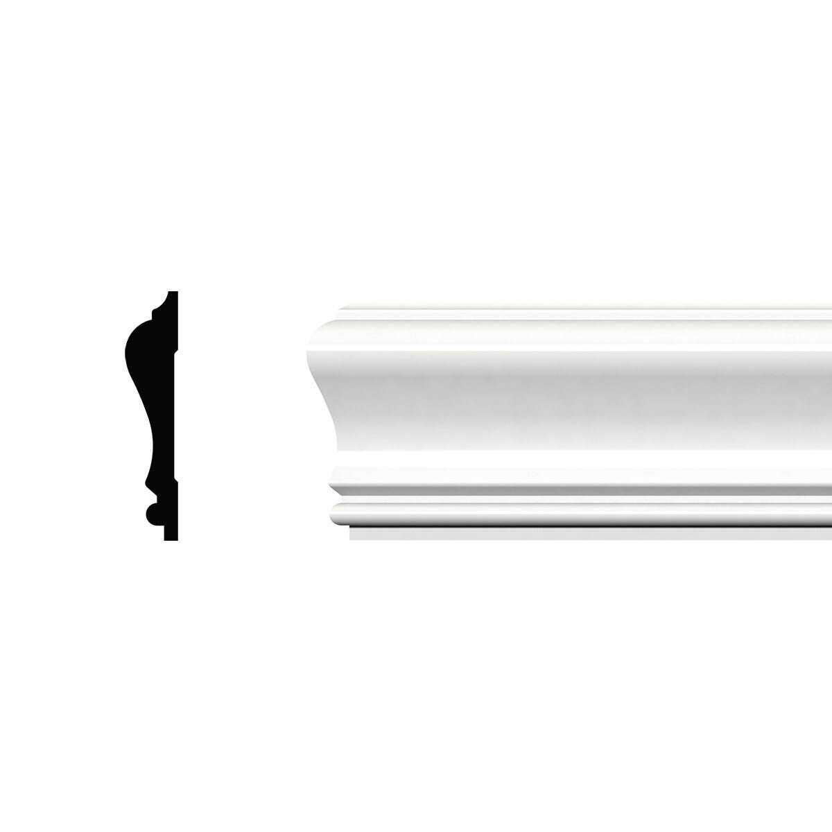 Ekena Millwork 2-1/4 in. x 3/4 in. x 96 in. Colonial Casing Moulding - Inhomebuy