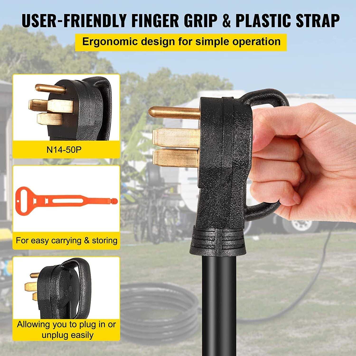 Mophorn 30Ft Generator Extension Cord STW Generator Cord - Inhomebuy