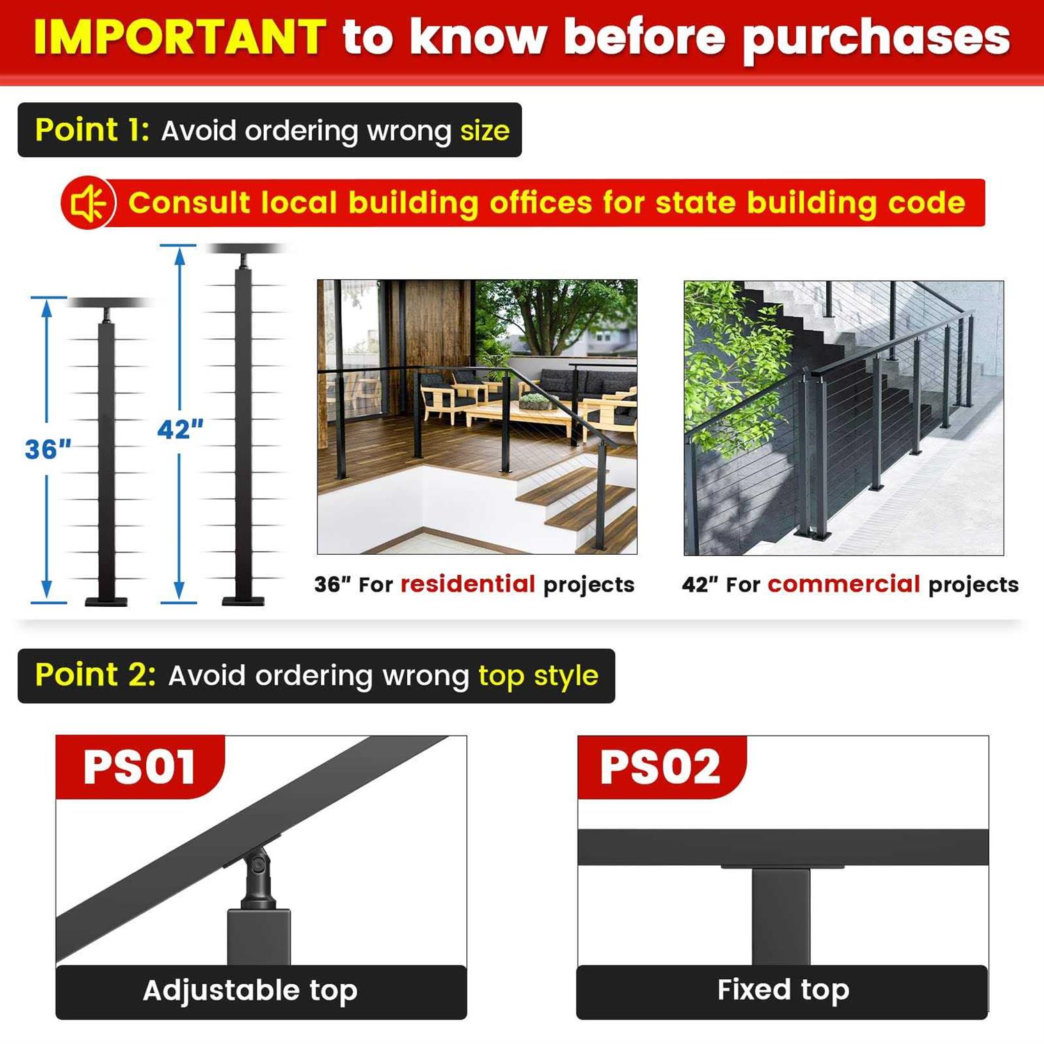 Muzata Cable Railing Kit 1/8 Swage Toggle Turnbuckle Hardware T316 Stainless Steel For Wood Post Woodeasy System Angle 180° Adjustable - Inhomebuy