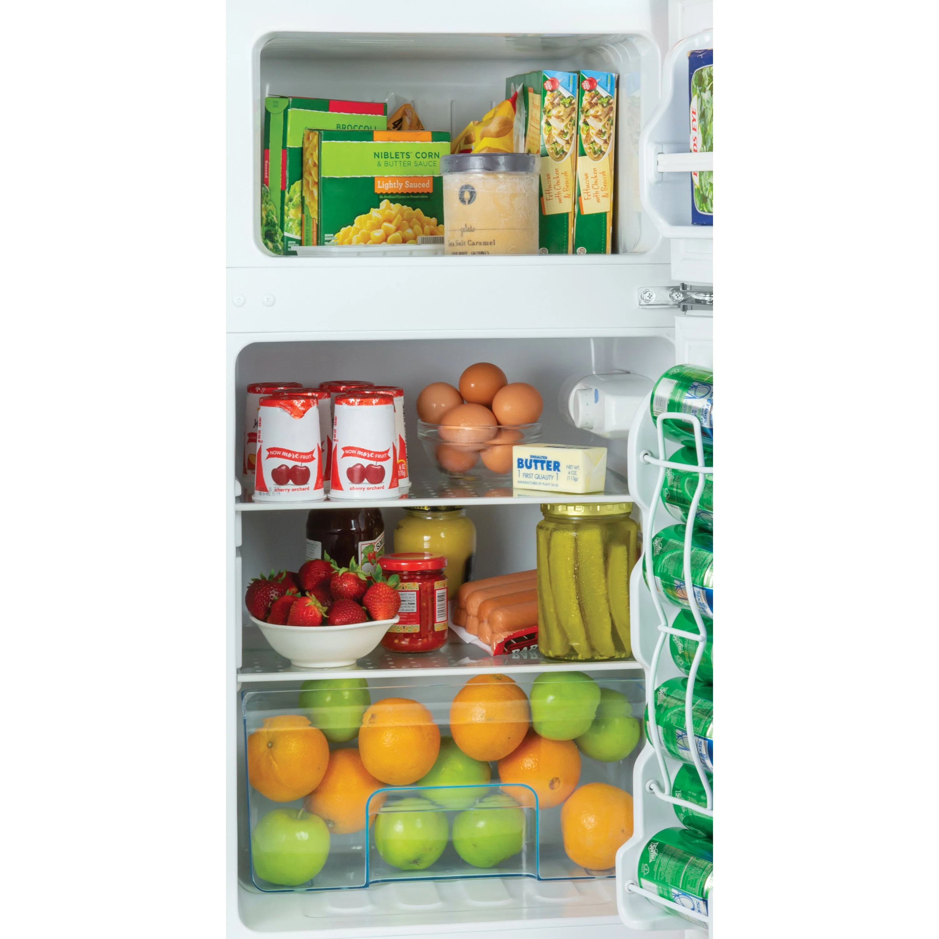 Igloo® 3.2 Cu. Ft. Double Door Refrigerator With Freezer, Black - Inhomebuy