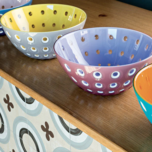 BOWL CM 25 LE MURRINE Grey/Yellow - Inhomebuy