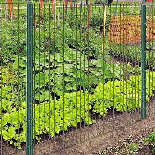 LADECH 3-4-5-6-7 Feet Sturdy Duty Metal Fence Post – Garden U Post for Fencing - Inhomebuy