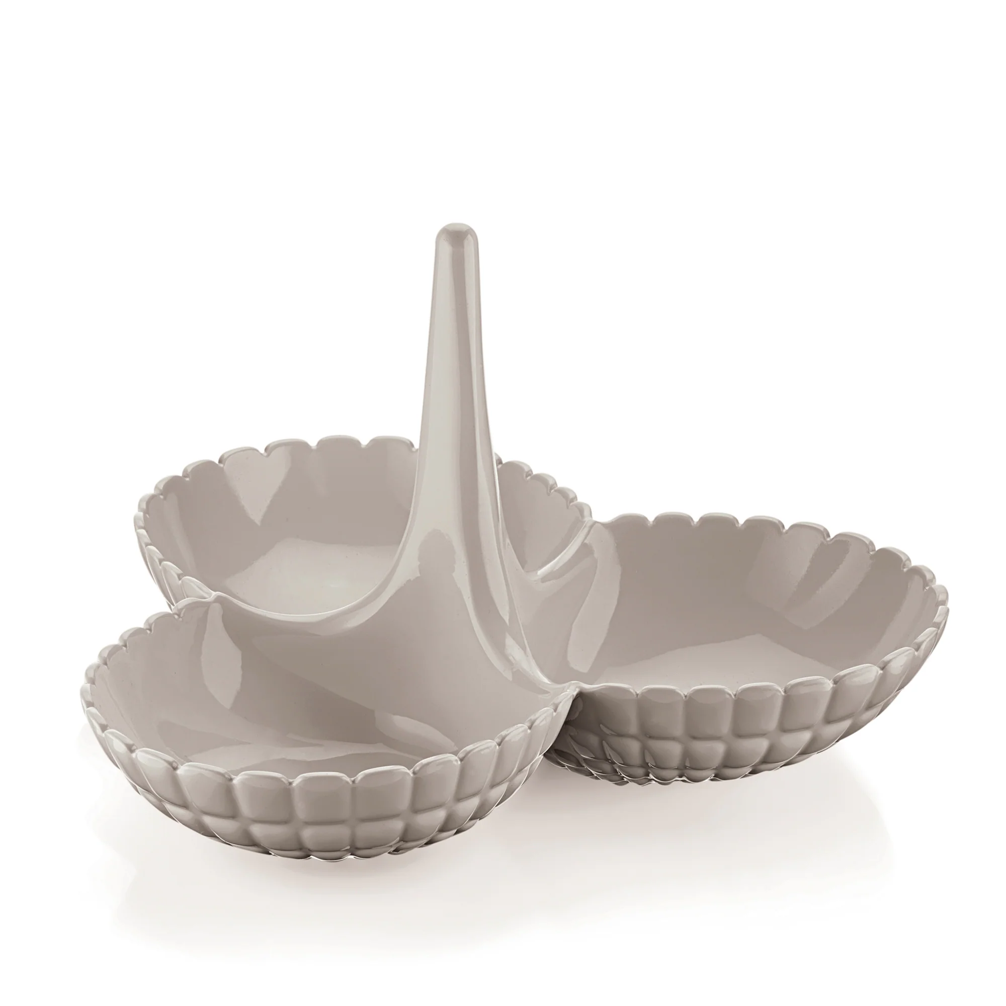 Hors d’oeuvres dish Tiffany Milk white - Inhomebuy