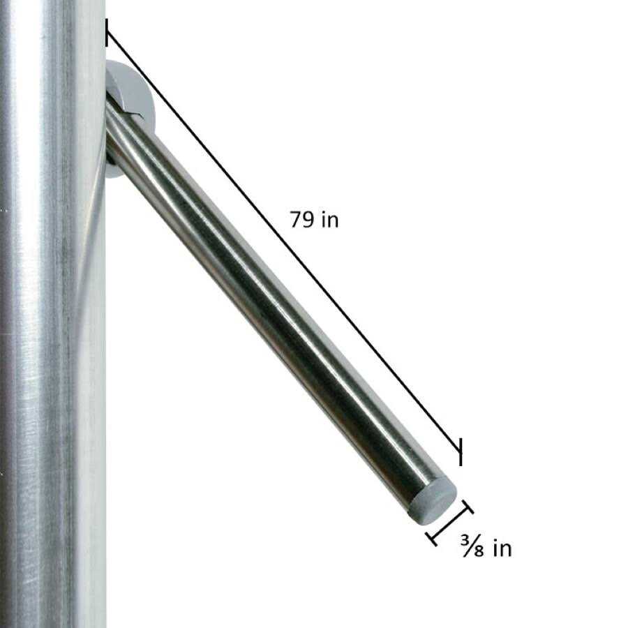 Dolle Prova PA3A 79 in. x 1-1/2 in. Finished Beech Wood Handrail - Inhomebuy