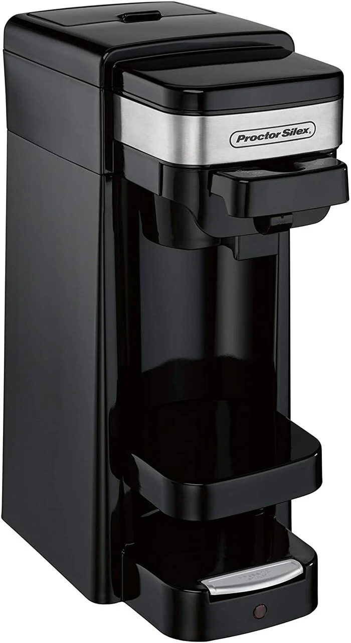 Proctor-Silex Single Serve Coffee Maker: 14oz, black | 49969C - Inhomebuy
