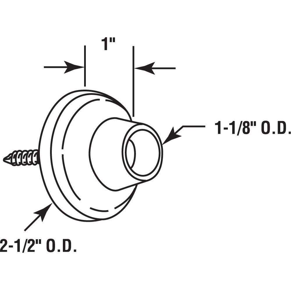 Prime-Line 2 Sliding Door Binder Posts MP2055 - Inhomebuy