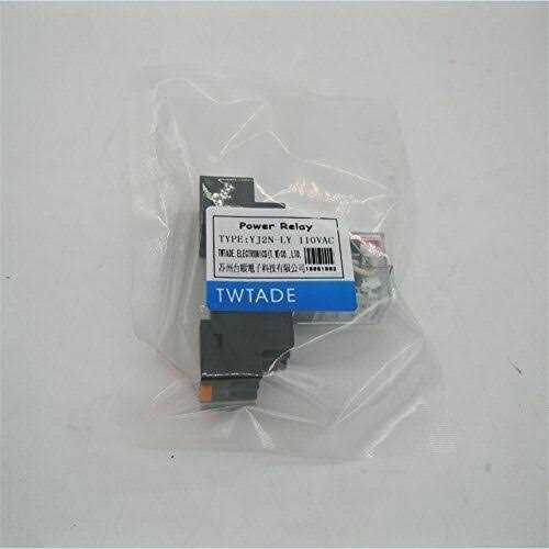 TWTADE 10A Coil Electromagnetic Power Relay 8 Pins 2DPT 2NO+2NC with Indicator Light and Socket Base -YJ2N-LY - Inhomebuy