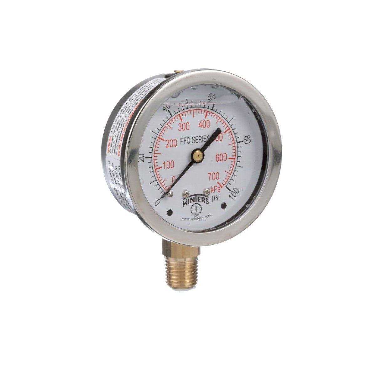 Winters PFQ807LF Gauge Pressure 0 to 300 psi - Inhomebuy