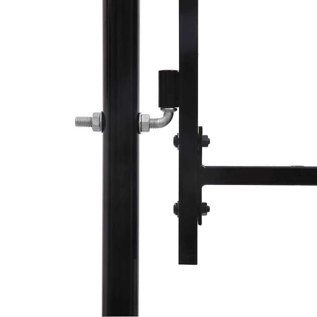 vidaXL Double Door Fence Gate with Spear Top - Inhomebuy